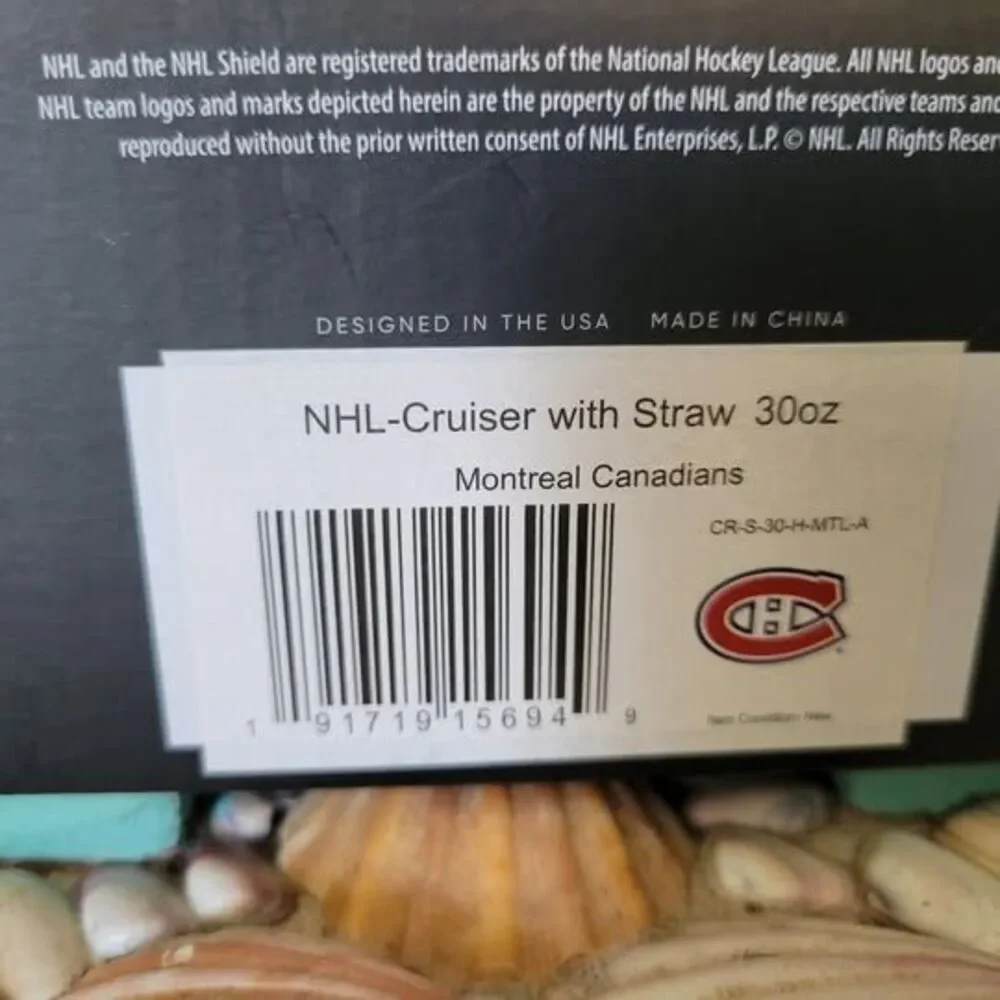 Officially Licensed Montreal Canadiens NHL Drink Tumbler - NIB - XPosted
